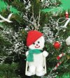 2-1/2 inches <font color=red> Wholesale</font> Sea Cookie Skiing Snowman Beach Christmas Ornaments for Sale in Bulk - Case of 60 @ <font color=red>$1.26</font> each