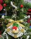2-1/2 inches Seashell Wreath Coastal Christmas Ornaments -10 @ $1.95 each