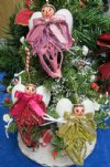 4 inches <font color=red> Wholesale</font> Shell Angel Ornaments for Sale in Assorted Colors - Case of 50 @ $1.75 each