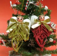 4 inches Conch Shell Angel Ornament in Assorted Colors - 10 @ $2.80 each