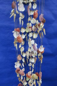 48 inches Large Naturally Colorful Seashell Wind Chime - $21.99 each