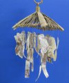 22 inches long Rustic Look Natural Saddle Oyster Shell Wind Chime - $5.20 each;