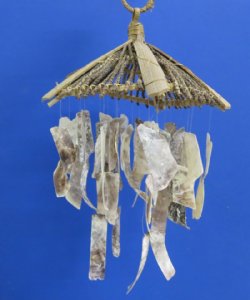 22 inches long Rustic Look Natural Saddle Oyster Shell Wind Chime - $8.99 each;