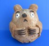 5 to 6 inches high Painted and Carved Coconut Bear - Packed 1 @ $5.99 each
