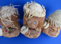 Carved Coconut Monkey Mom and Child Novelty - Case: 12 @ $4.75 each