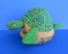 7 to 8 inches long Green Painted and Carved Coconut Turtle for Sale - Pack of 1 @ $6.99 each; Pack of 6 @ $5.20 each