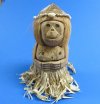 9 to 11  inches Painted and Carved Coconut Monkey Hula Dancer wearing a Grass Skirt and Seashell Head Band - Pack of 1 @ $4.99 each; Pack of 6 @ $4.00 each