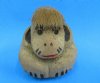 6 to 7 inches Carved Coconut Monkey with Flat Top Haircut - Packed 1 @ $4.99 each