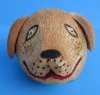 5 inches Painted and Carved Coconut Dog Bank Novelty - $4.99 each
