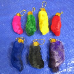 Dyed Rabbit's Foot ...
