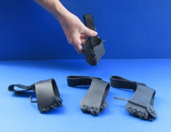 Black Leather Adjustable Drinking Horn Holsters <font color=red> Wholesale</font> - 20 @ $4.95 each