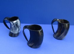 6 to 8 ounce Polished Viking Beer Mugs 4 inches high - $13.99 each;  2 @ $10.00 each