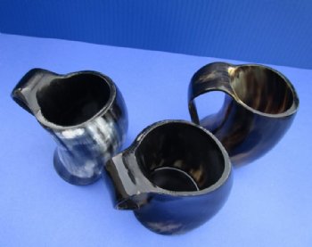 6 to 8 ounce Polished Viking Beer Mugs 4 inches high - $13.99 each;  2 @ $10.00 each