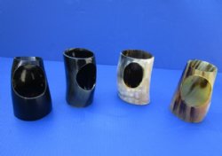 4-3/4 to 5-3/4 inches Polished Cow Horn Stand for Horns 9 to 14 inches - 2 @ $5.40 each