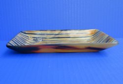 Rectangle Black Striped Buffalo Horn Tray 7 by 4 by 1 inch - $13.99