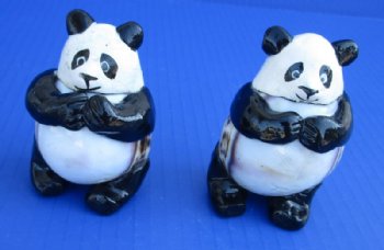 3 inches Tiger Cowry Shell Panda Bear Novelty - 12 @ $3.90 each