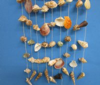15 inches Natural Driftwood with Seashells Wall Hanging, Shell Wind Chime - $7.95 each