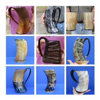Horn Mugs, Cups, Glasses