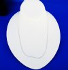 18 inches Electroplated Thin Silver Chains for Sale in Buk Pack of 10 for <font color=red> $3.60 each</font> (Plus $5.00 First Class Mail)