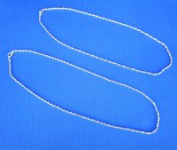 18 inches Electroplated Thin Rope Style Gold Chains for Sale in Bulk Pack of 10 @ <font color=red> $3.95 each</font> (Plus $5.00 Mail)