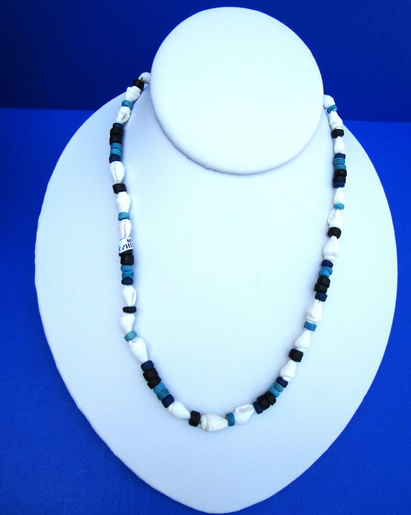 18 inches Wholesale Shell and Coconut Beads Necklaces