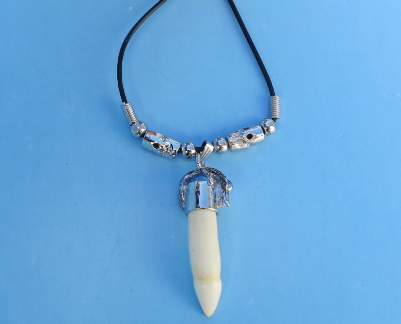 crocodile tooth necklace