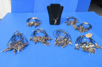 Wholesale Alligator Foot Necklaces in Bulk 17" - 48 @ $3.35 each
