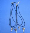 1/2 to 3/4 inch Fossil Tooth Necklaces 18 inches - 3 @ $5.25 each; 6 @ <font color=red>$4.65 each</font> (Plus $5.00 First Class Mail)