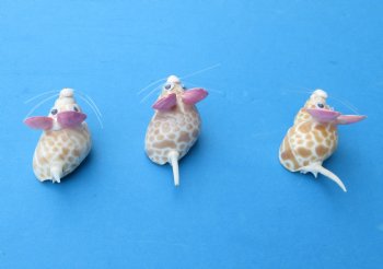 2 inches Tiny Seashell Mice Novelties - 10 @ $1.20 each; 20 @ $1.05 each