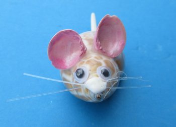 2 inches Tiny Seashell Mice Novelties - 10 @ $1.20 each; 20 @ $1.05 each