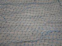 5 by 10 foot Blue and Brown Decorative Fish Net Wall Decor - 3 @ $8.65 each