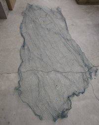 5 by 10 foot Blue and Brown Decorative Fish Net Wall Decor - 3 @ $8.65 each