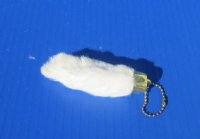 Real White Rabbit's Foot Keychain Novelties for Sale - 10 @ <font color=red> $2.10 each</font> (Plus $7 Ground Advantage Mail)