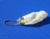 Real White Rabbit's Foot Keychain Novelties for Sale - Pack of 10 @ <font color=red>$1.80 each</font> (Plus $6.50 1st Class Postage)