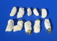 Real White Rabbit's Foot Keychain Novelties for Sale - 10 @ <font color=red> $2.10 each</font> (Plus $7 Ground Advantage Mail)