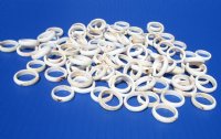 Rope Style Carved Strombus Luhuanus Shell Rings for Sale in Bulk Bag of 100 @ .90 each