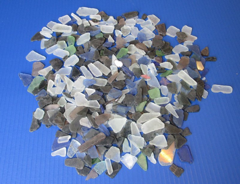 1/2 to 2 inches Assorted Pieces of Faux Sea Glass for Craft
