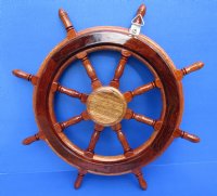 16 inches Wooden Ship Wheels Wall Decor <font color=red> Wholesale</font> Case:  5 @ $21.00 each