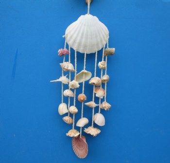 17 inches Large Baking Shell with Hanging Seashells Wall Decor - 5 @ $3.60 each