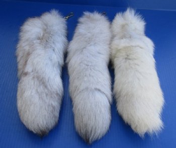 Tanned Blue Fox Tail Key Chains <font color=red> Wholesale</font> - 10 @ $11.00 each