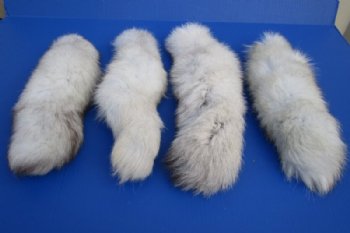 Tanned Blue Fox Tail Key Chains <font color=red> Wholesale</font> - 10 @ $9.00 each