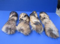 Tanned Finn Raccoon Tail Key Chains <font color=red> Wholesale</font> - 12 @ $7.65 each