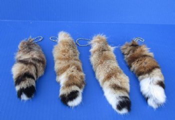 6 to 8 inches Lynx Tail Key Chains  <font color=red>Wholesale</font> - 12 @ $7.75 each