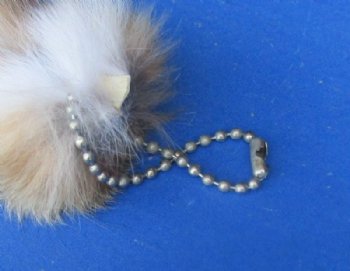 6 to 8 inches Lynx Tail Key Chains  <font color=red>Wholesale</font> - 12 @ $7.75 each