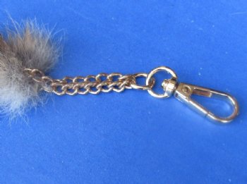 6 to 8 inches Lynx Tail Key Chains  <font color=red>Wholesale</font> - 12 @ $7.75 each