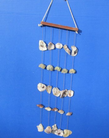 19 by 6 Inches Hanging Seashell Wall Decor <font color=red> Wholesale</font> Case: 50 @ $2.45 each