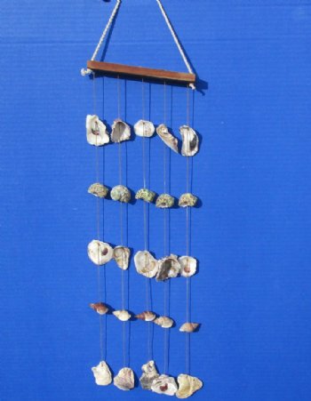 19 by 6 Inches Hanging Seashell Wall Decor <font color=red> Wholesale</font> Case: 50 @ $2.45 each