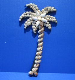12 inches tall Seashell Palm Tree Wall Decor  - 6 @ $6.40 each
