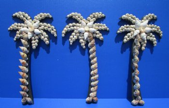 12 inches tall Seashell Palm Tree Wall Decor <font color=red> Wholesale</font> - 24 @ $4.00 each